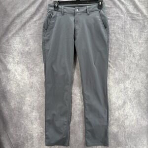 DU/ER Pants Mens 30x32 Gray Stretch Workwear Straight Leg